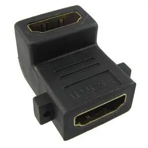 HDMI 19-pin female to with panel mount connector adapter |