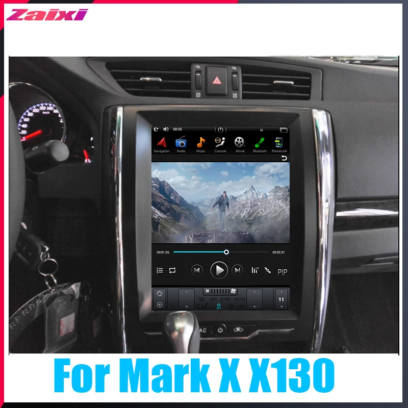 ZaiXi Android Car Multimedia GPS For Toyota Mark X X130 2011~2013 Radio vertical screen tesla Video USB DAB+ | Автомобили и
