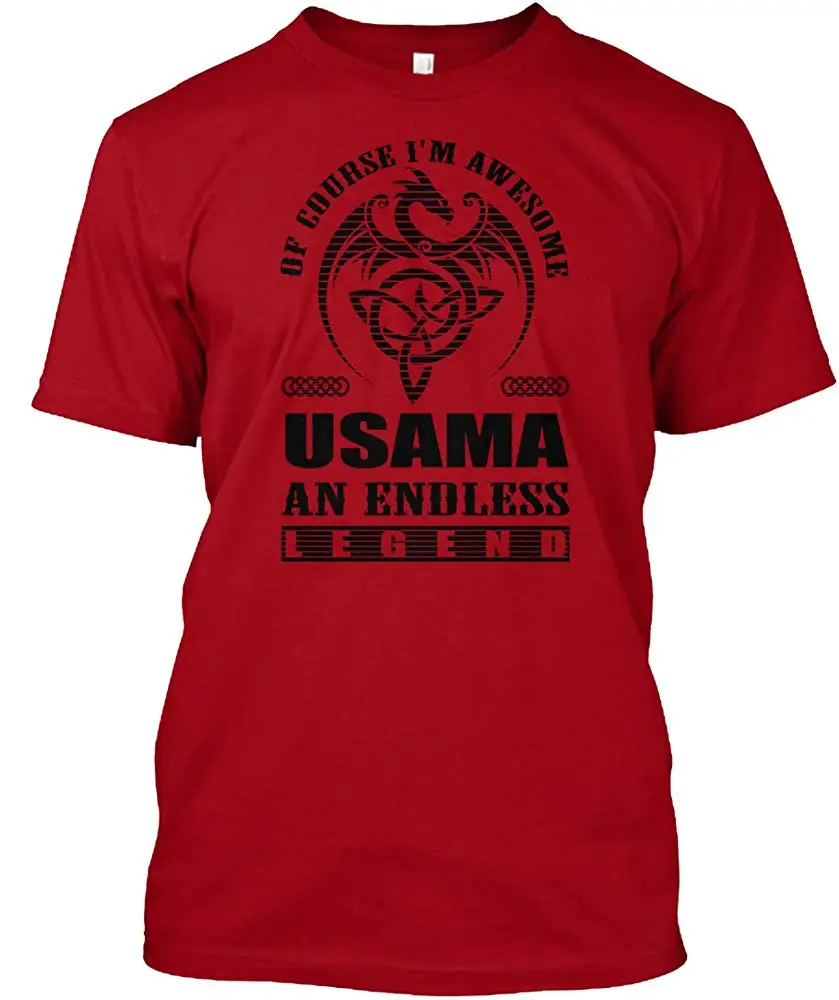Usama белая черная Мужская футболка-Hanes Tagless Tee Унисекс wo футболка |