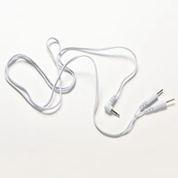 tens massager 2 5mm connection massage relaxation white electrotherapy electrode lead wires cable
