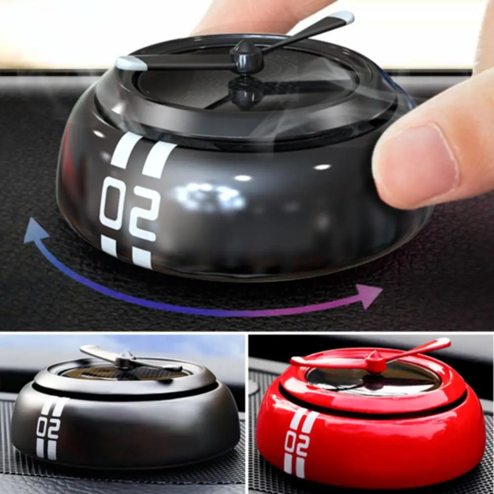 Solar Rotated Car Air Freshener Perfume Aroma Diffuser Automobiles Interior Fragrance Smell Purifier Ornaments Accessories|Освежитель