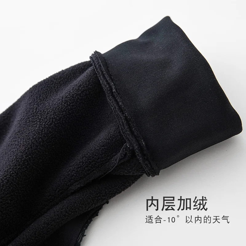 

Winter Women Knitted Gloves Touch Screen High Quality Male Mitten Thicken Warm Wool Cashmere Solid Men Business Gloves Autumn