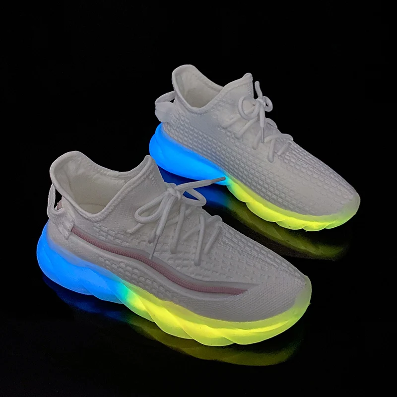 

CRLAYDK Breathable Fashion Women Sneaker Glow-in-dark Casual Sport Shoes Mesh Running Girls Tennis Outdoor Walking Ladies