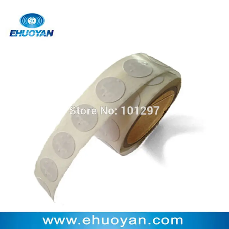 100 шт./лот RFID NFC стикер/NFC метка NTAG216 круглая белая бумага 25 мм|label label|paper whitestickers stickers
