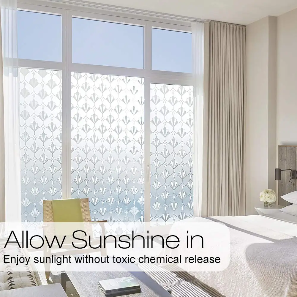 200 см оконная Пленка Конфиденциальности Самоклеящийся винил матовый Стекло