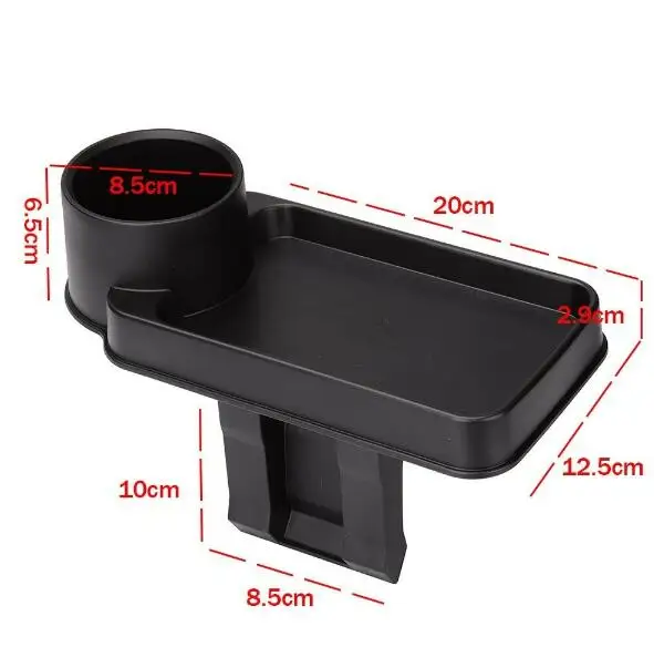 

Car Auto High Quality Central Storage Box Organizer Drink Cup Holder Black
