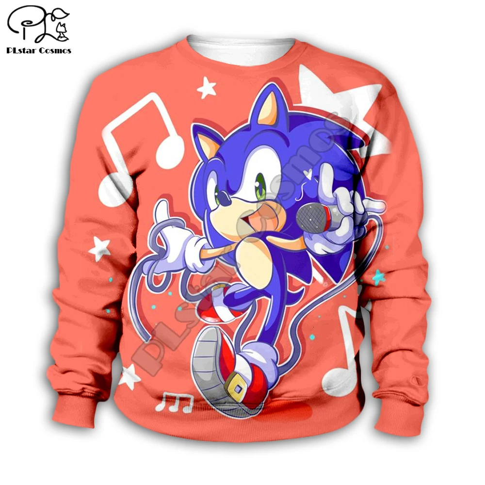 

Kids Cloth Anime Super Sonic Cartoon 3d hoodies/boy sweatshirt Cartoon Hot Movie style-27