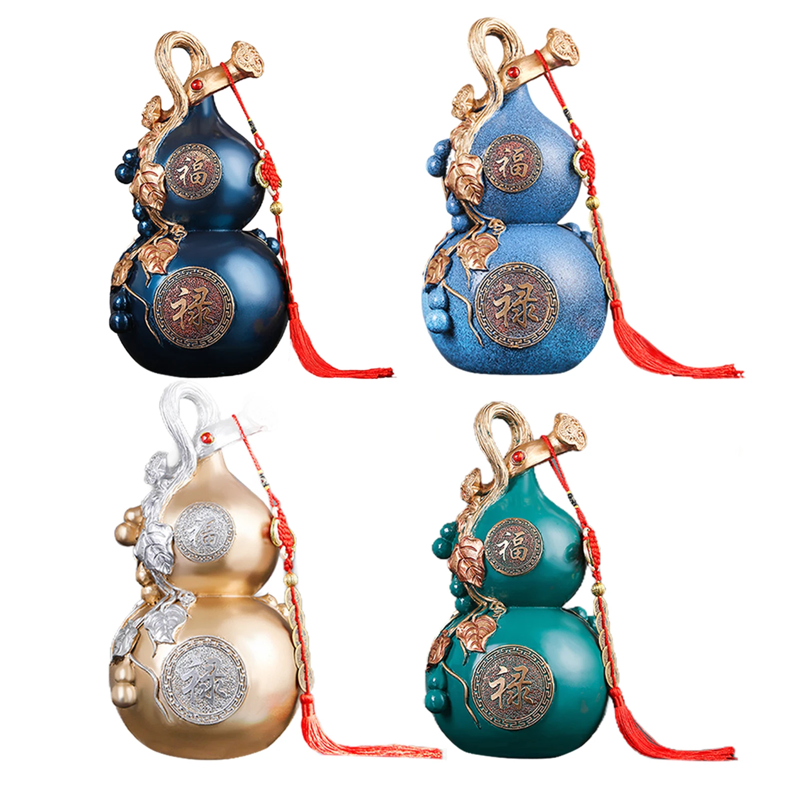 

Luxury Abstract Figurine Vintage Chinese Garden Decoration Miniature Accessories Room Decor Decoratie Home