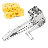 creative manual cheese grater butter chocolate stainless steel manual rotate multifunctional food grater kitchen supplies