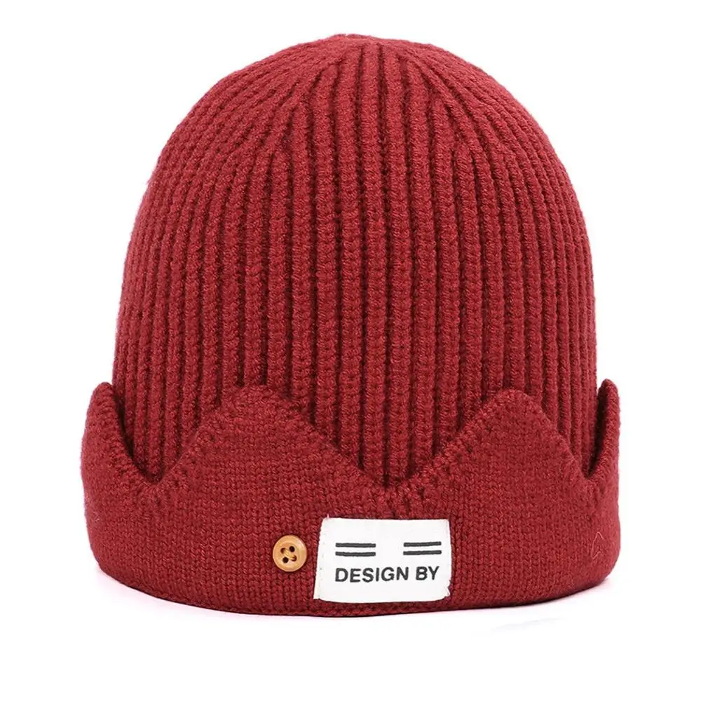 

Women Men Beanies For Solid Woolen Thickened Knit Cap Warm Hat Man Beanie Winter Hats Bonnet Hat Warmer Soft Hat