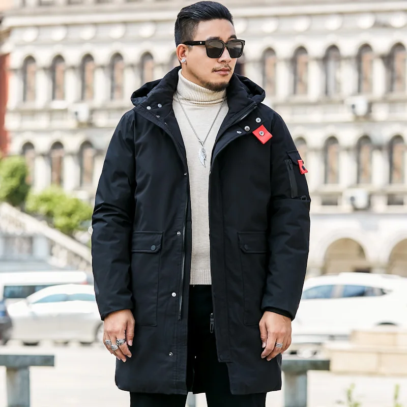 Новинка 2019 Мужская зимняя парка высокого качества 8XL 7XL 6XL мужская повседневная