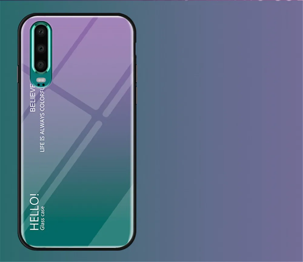 Чехол для телефона huawei P20 P30 Lite Pro Чехол из мраморного закаленного стекла Мягкий силиконовый чехол для huawei Y9 Y7 Y6 Honor 8A 9X чехол