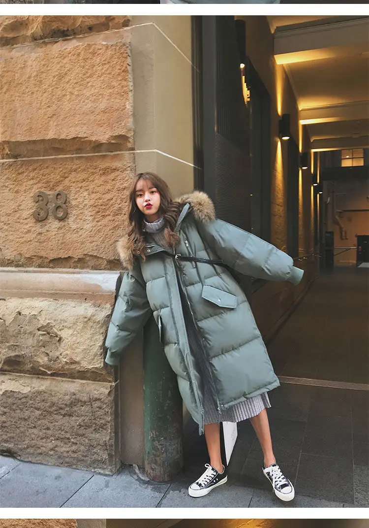 

Parka Autumn Winter Jacket Women Clothes Vintage Warm Coat Female Women's Down Cotton Jacket Warm Thick Long Parkas Oversized