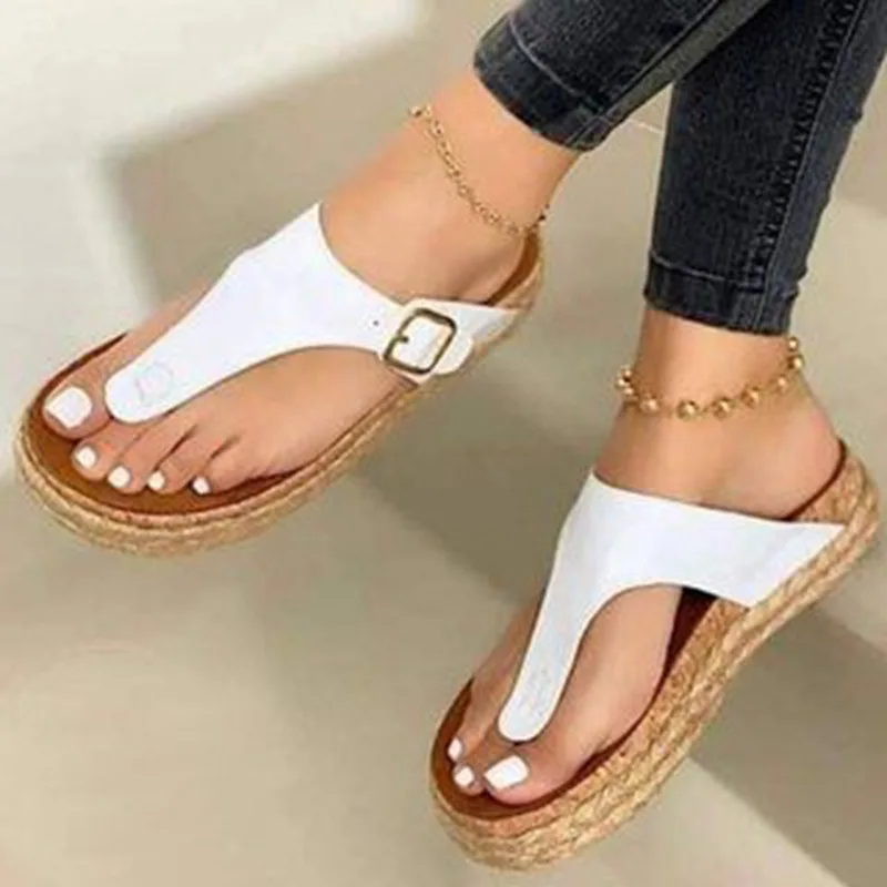 

Summer Women Sandals British Fashion Flip Flops Cork Trend Men Women Flip Flops Outdoor Slippers 2021 Trend shoes sandals women