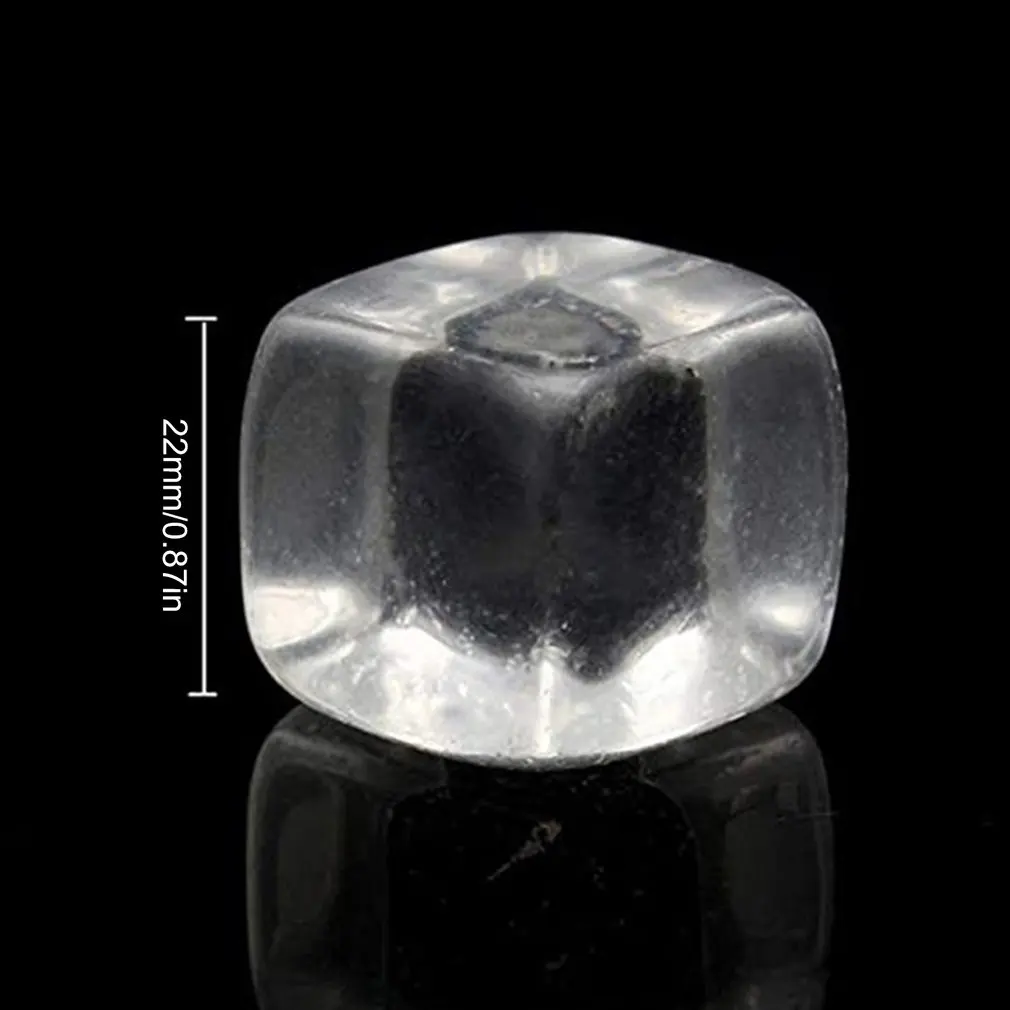 

6Pcs WhiskeyIce Crystal Stones Ice Cubes Reusable Natural Whisky Ice Stone Rocks Non-Toxic Bar Party Wine Cooler