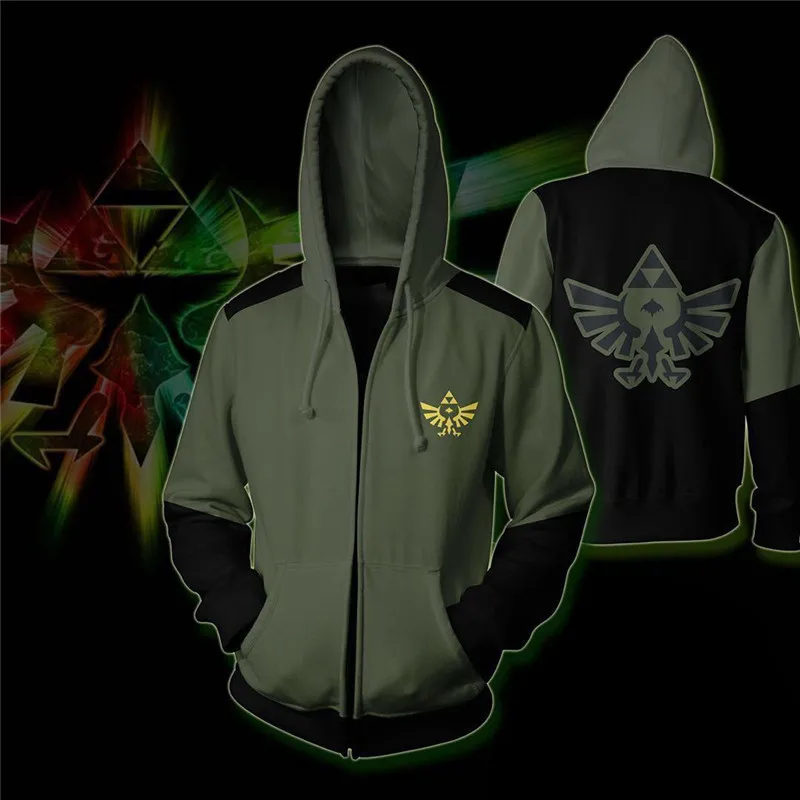 Костюм для косплея Legend of Zelda Sedar мужская толстовка с капюшоном уличная одежда