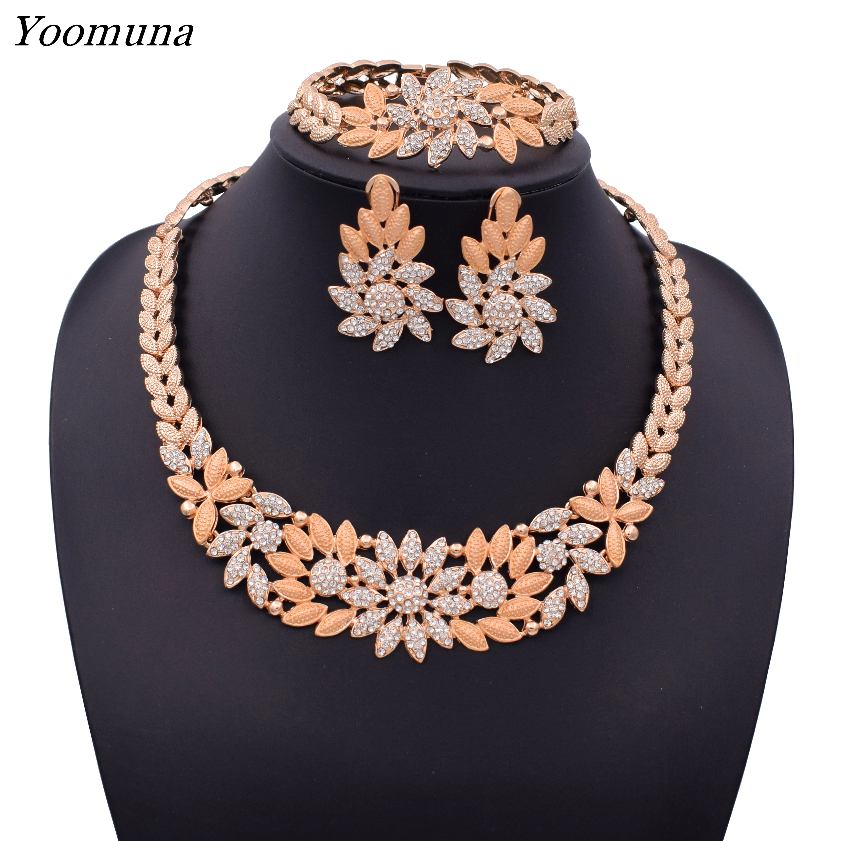 Дубай золото/серебро Ювелирные наборы нигерийские Свадебные африканские