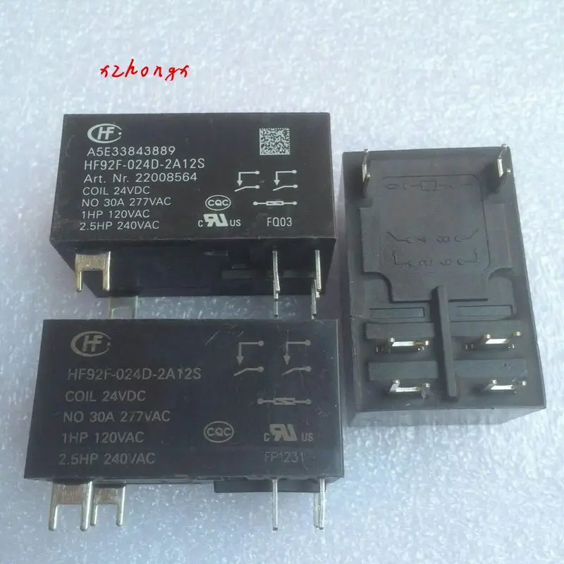 

Relay hf92f-024d-2a12s 24VDC