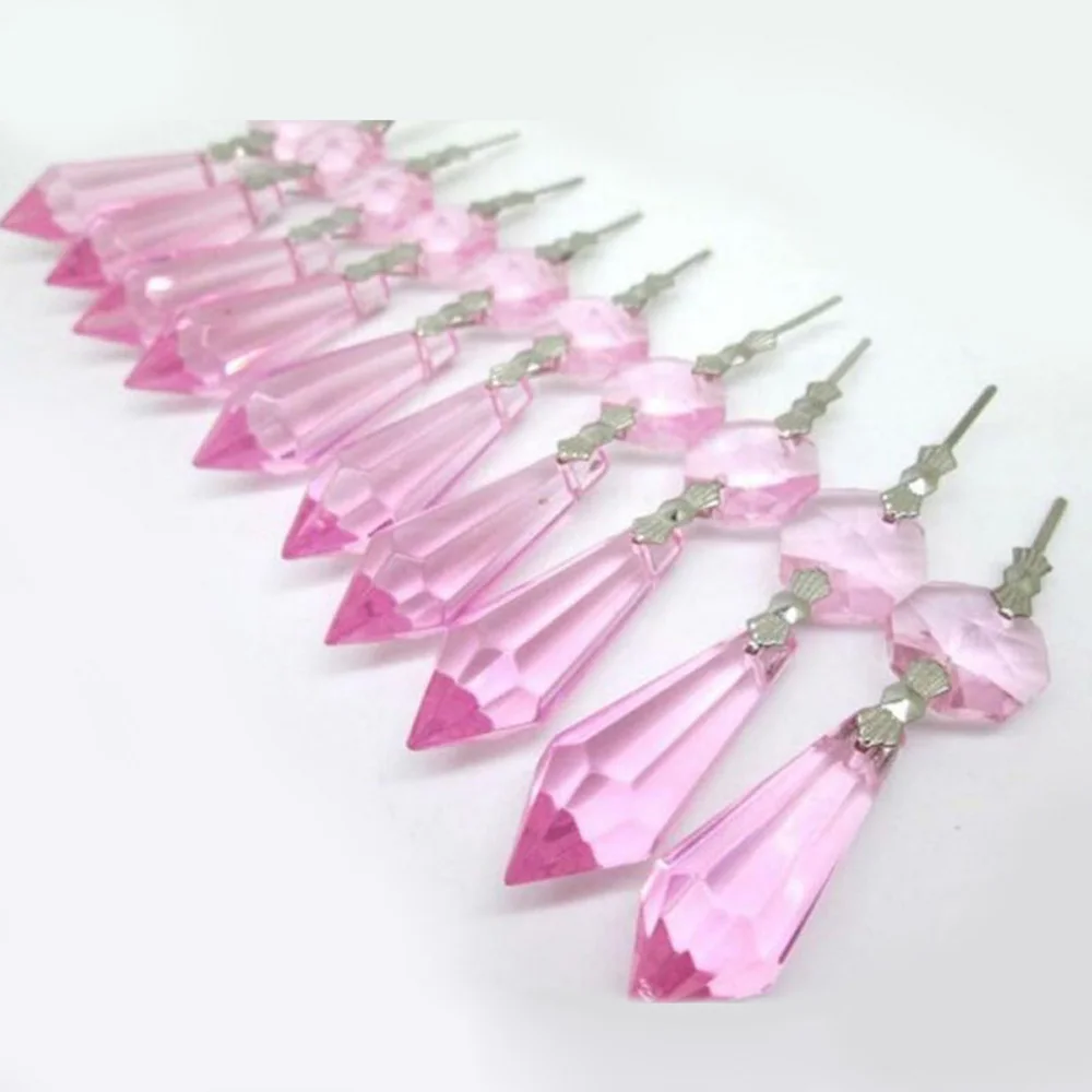 10 шт. креативная Хрустальная подвесная декоративная лампа Потолочная занавеска