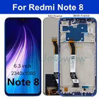 ЖК-дисплей 6,3 дюйма для Xiaomi Redmi Note 8 с сенсорным экраном и дигитайзером в сборе с рамкой note8 для Redmi Note 8 LCD