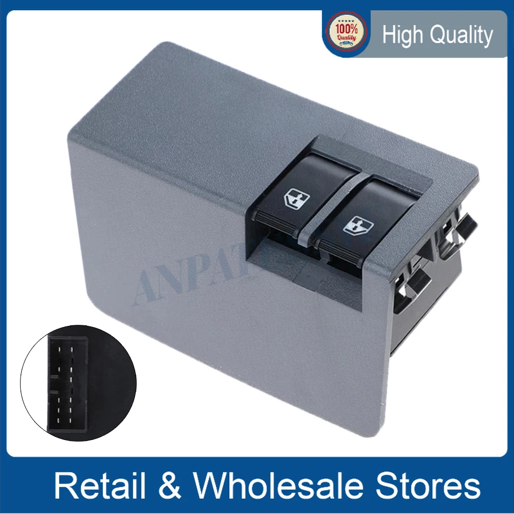 

9005042 11 Pins High quality Window Lifter Control Switch For Chevrolet Sail 2010-2014 2 Buttons 9005042