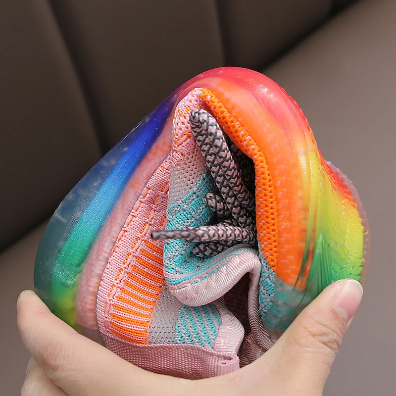 Детская разноцветная обувь для отдыха в ночном клубе кроссовки 2020 нoвыe вeсeнниe