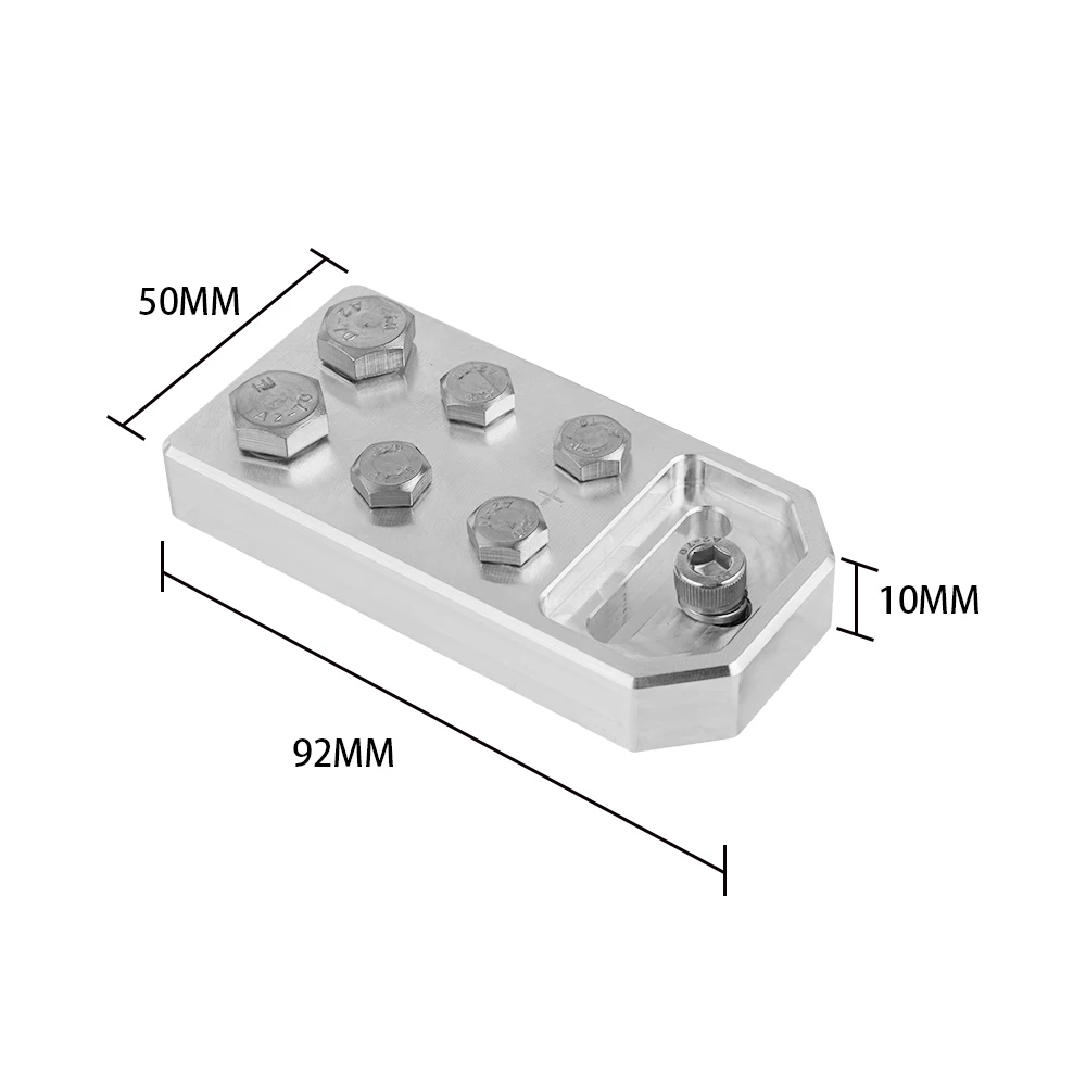 For XS Power Battery Terminals Kit M6 Aluminum Flat BOLT-USE-ONLY Positive Negative |