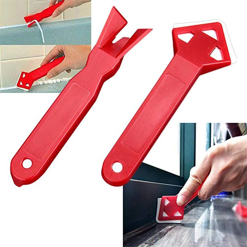 

2pcs/Set Silicone Glass Sealant Remover Tool Kit Set Scraper Caulking Mould Removal Useful Tool For Home Spatula Glue Shovel