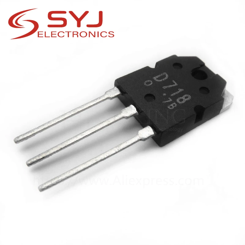 5pcs/lot D718 2SD718 TO 3P 120V 8A In Stock|Интегральные схемы| |