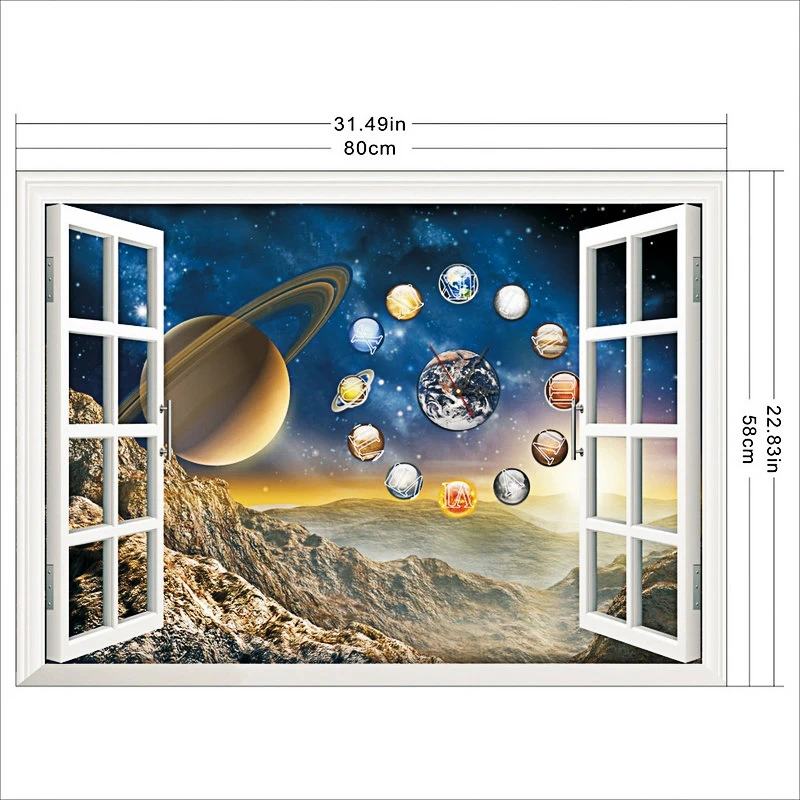 Самоклеящаяся настенная наклейка 3D стикер для украшения гостиной спальни