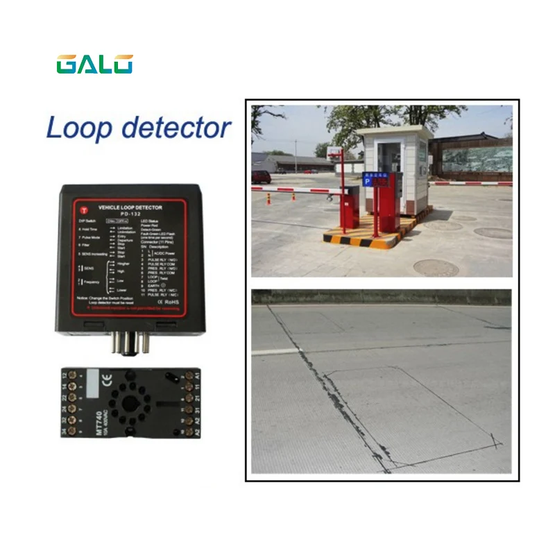 

Parking Barrier Control// Motorised Gates Doors inductive loop detector PD132 /Vehicle Sensors 110V 120V//220/230V/24V /12v