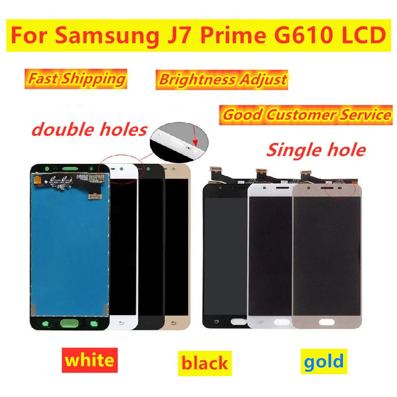 100% протестированный для samsung J7 Prime G610 ЖК экран сенсорный дигитайзер дисплей G610F