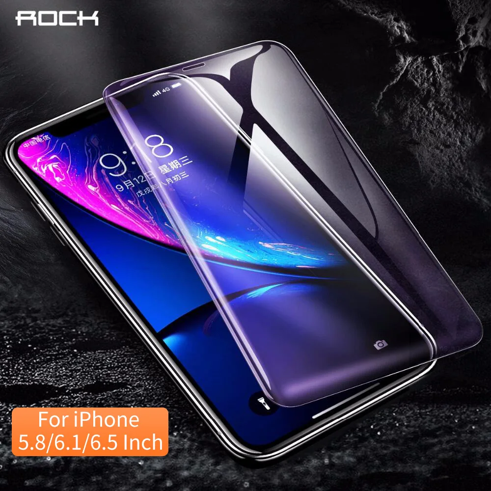 Rock 0 26 мм закаленное стекло Защита экрана полное покрытие защитное для iPhone 5 8/6 1/6