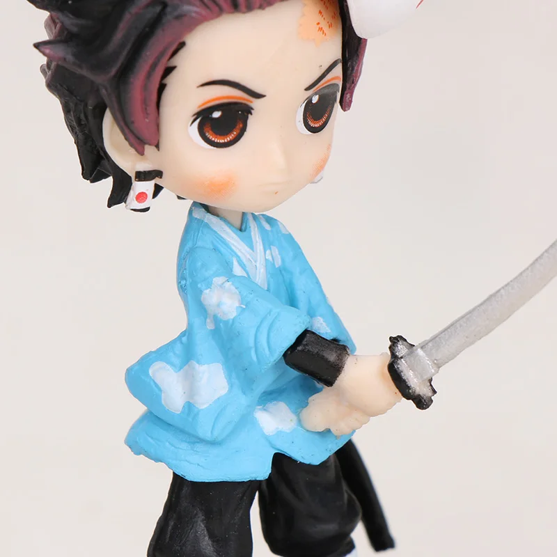Фигурки из аниме рассекающий демонов 6 шт./компл. Kimetsu No Yaiba фигурки Q Posket Kamado Tanjirou