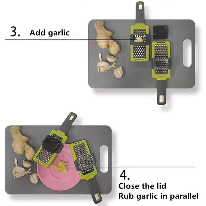 Многофункциональная измельчитель чеснока имбиря терка для резки рубанок