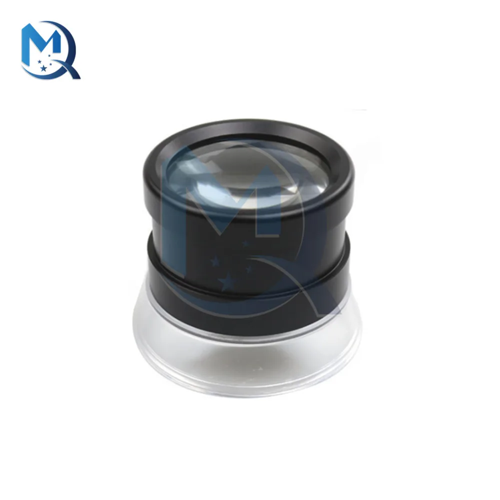 

10665 цилиндрическое увеличительное стекло, оптический объектив с 30-кратным увеличением для антикварных измерений, цветная карта, увеличител...