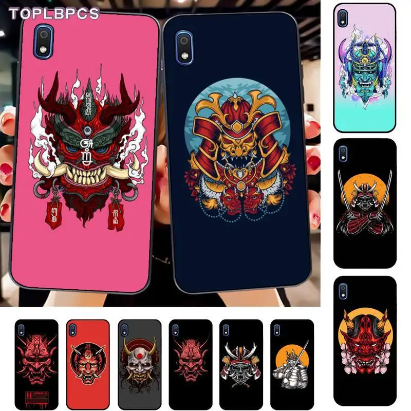 

TOPLBPCS Japanese samurai oni mask Phone Case Cover for Samsung A10 20s 71 51 10 s 20 30 40 50 70 80 91 A30s 11 31