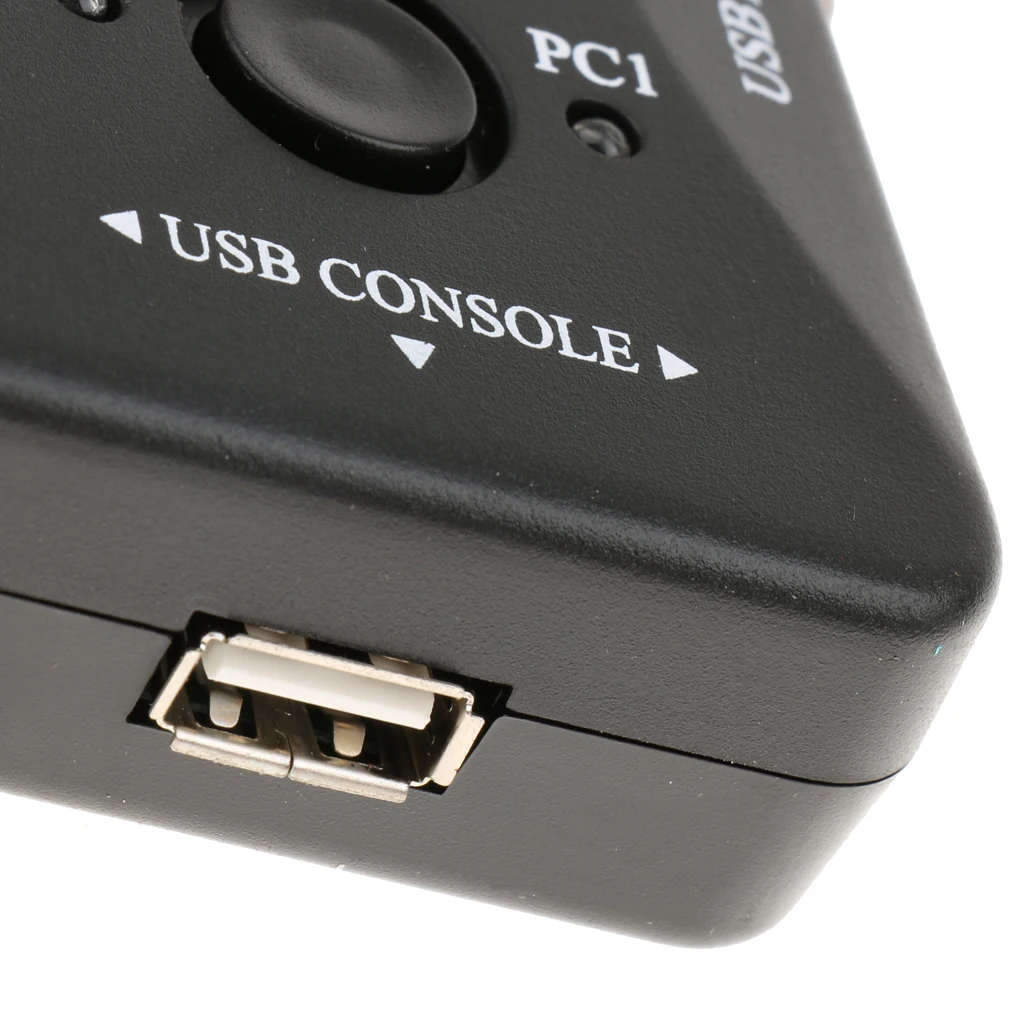 2 порта USB 2,0 монитор VGA KVM переключатель коробка для ПК клавиатура соединение в виде мыши