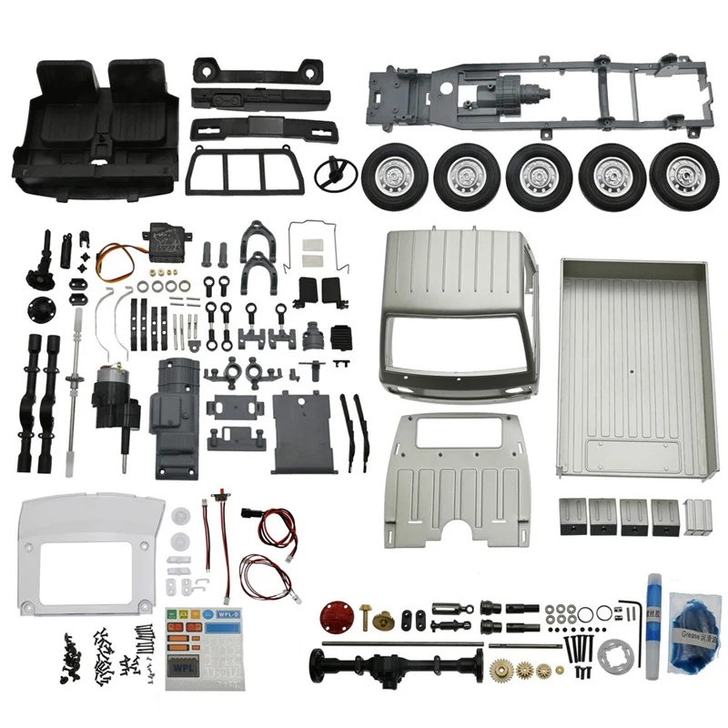 

Для WPL D12 1:10 комплект 2,4G 2WD несобранная колесная база гусеничный внедорожник WPL Радиоуправляемый автомобиль 1/12 DIY 260 матовый двигатель