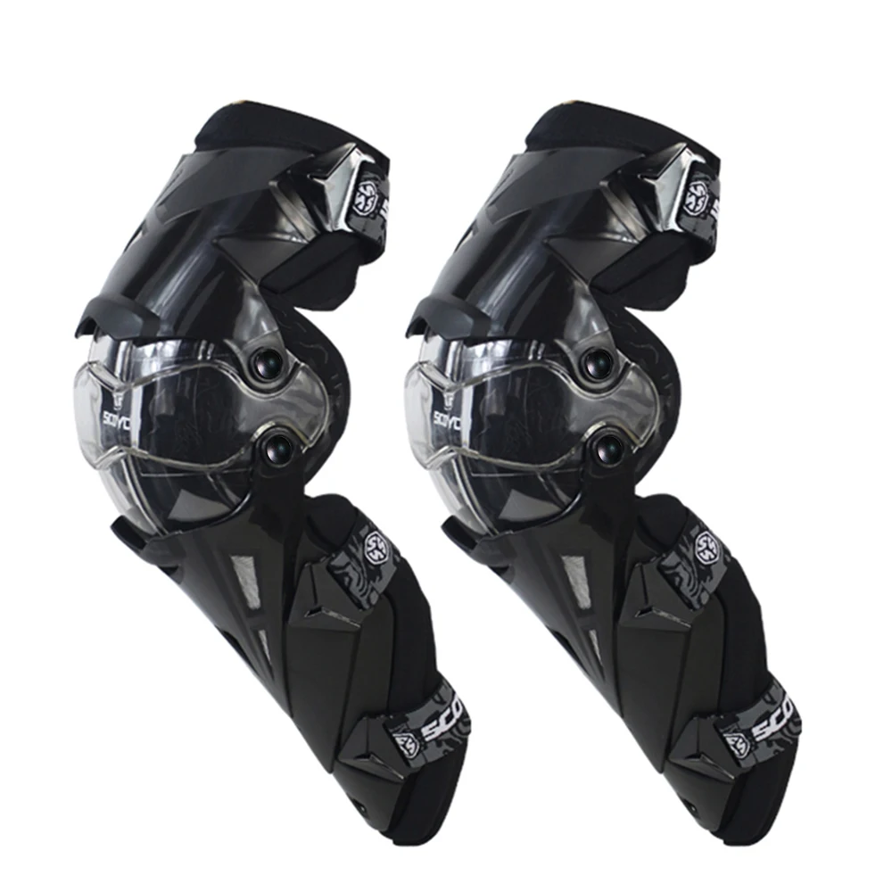 K12 Black Scoyco мотоциклетные наколенники для мужчин Защитное снаряжение наколенники Gurad Rodiller для мужчин t gear для мотокросса Joelheira gear - Цвет: K12 Black