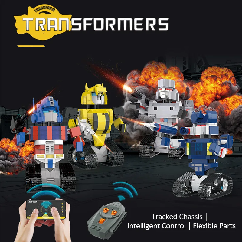 Technical Famous RC Robot Electric Building Blocks MOC APP Programming Intelligent Remote Control Bricks Toy For Children | Игрушки и