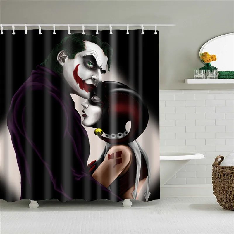 Штора для душа в стиле бохо моющаяся занавеска ванной из полиэстера с крючками