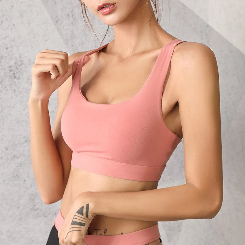 Бюстгальтер для йоги с ремешками высокой поддержкой пуш-ап зеленый зимний 2019 |