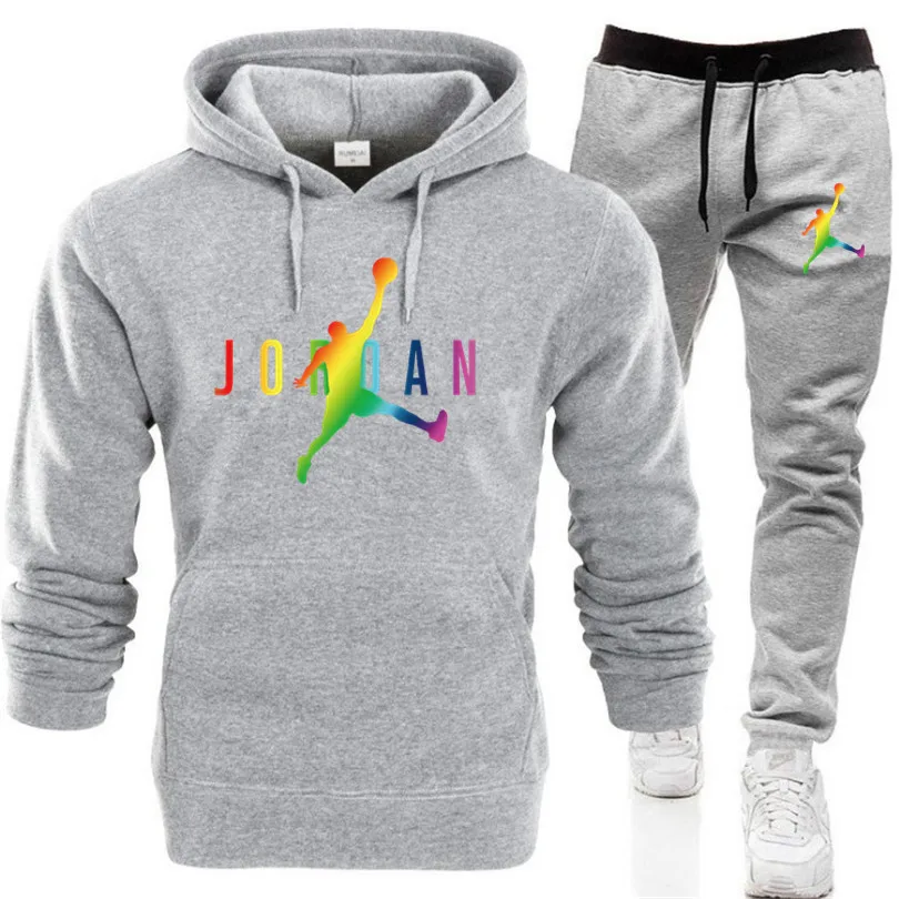 

Hoodie Men's Sportswear Fashion Casual Sportswear Men's Hoodie Sweatshirt Sportswear JORDAN 23 Jacket + Pants Men's Suit