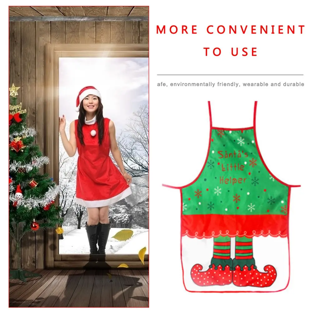 

Individual Apron Decorative Props Christmas Party Cosplay Lovely Waistband Cartoon Christmas Uniform