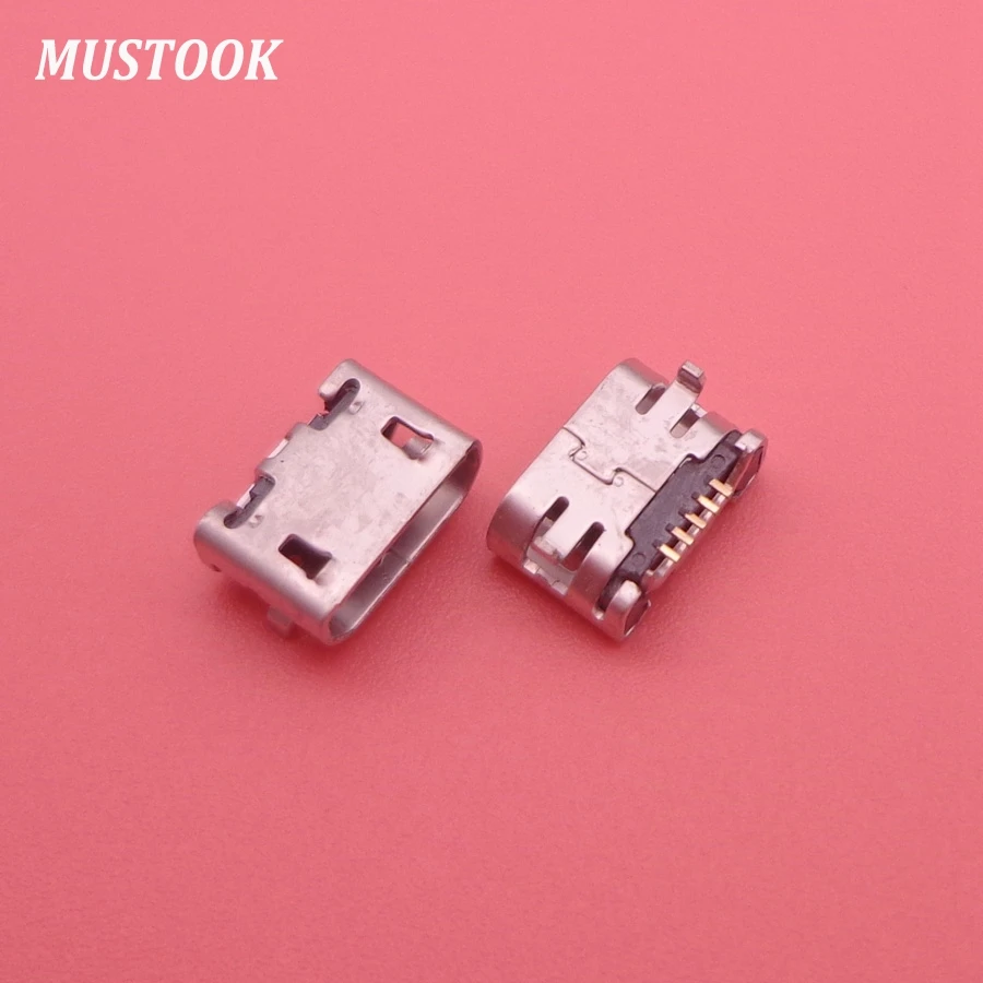 300pcs/lot micro mini USB Charging Port Dock plug jack socket Connector 5pin replacement Repair Parts For ZTE Blade V6 X7 D6 | Мобильные