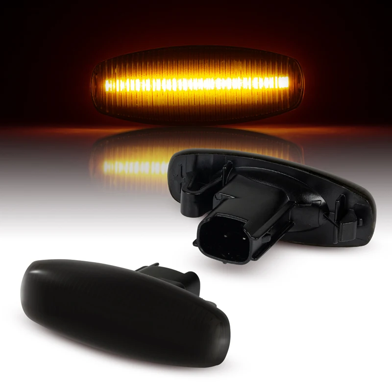 2 шт. светодиодный динамический сигнал поворота светильник боковина крыла маркер