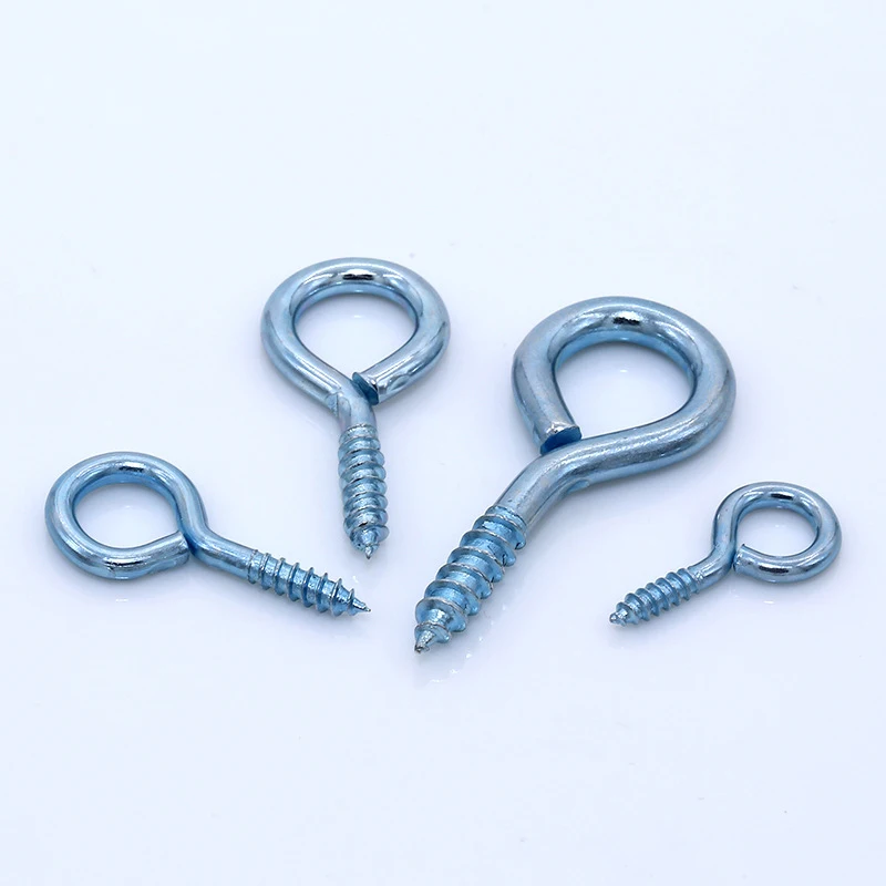100PCS Sheep Eye Screws Ring Hand Screwed Spiral Lamb Silver Bead Pendant Jewelry Making Accessorie Wood | Обустройство дома