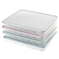 frozen plastic dumpling storage box with cover fruit vegetable sealed fresh refrigerator kitchen food containers