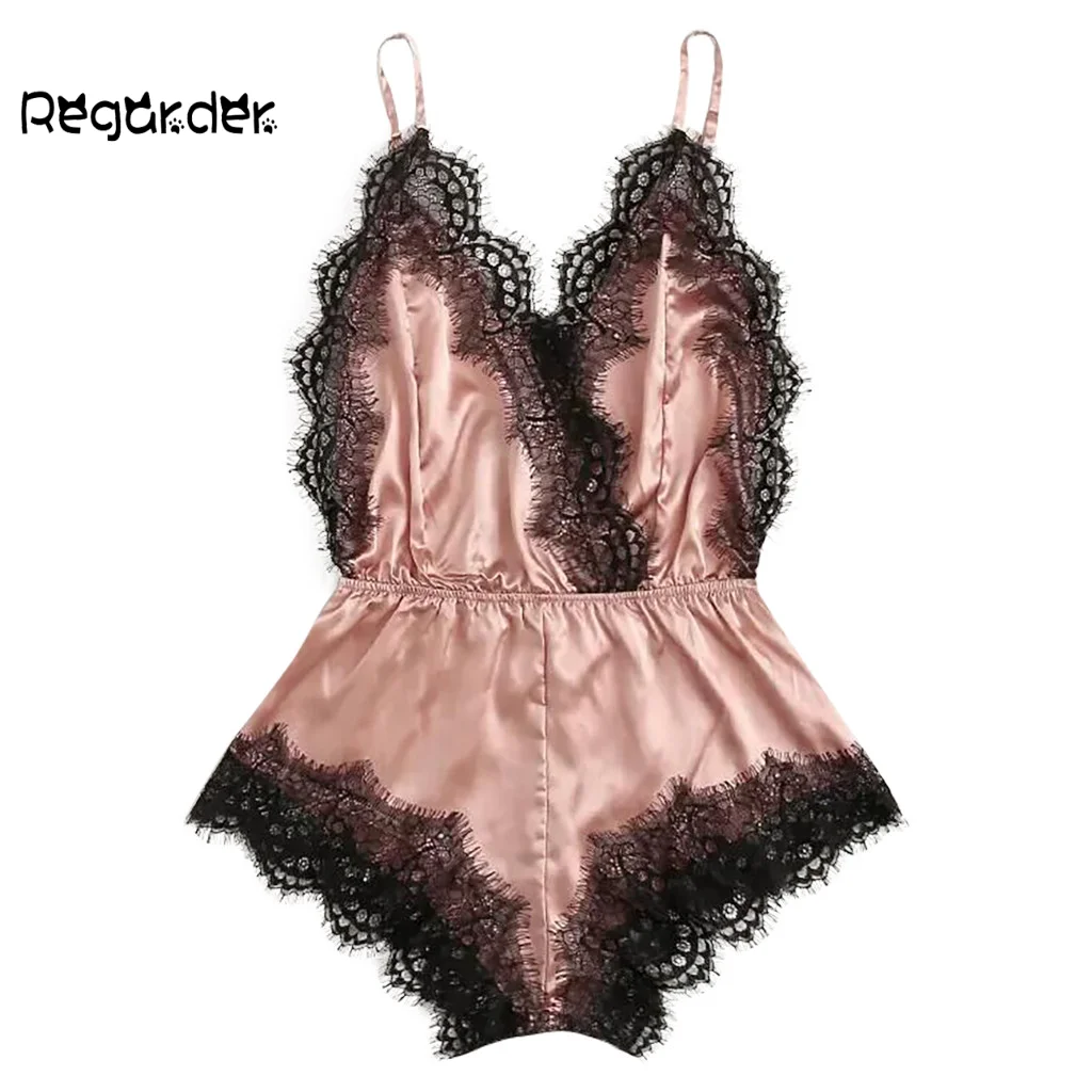 Летняя женская сексуальная ночная рубашка без рукавов с v-образным вырезом